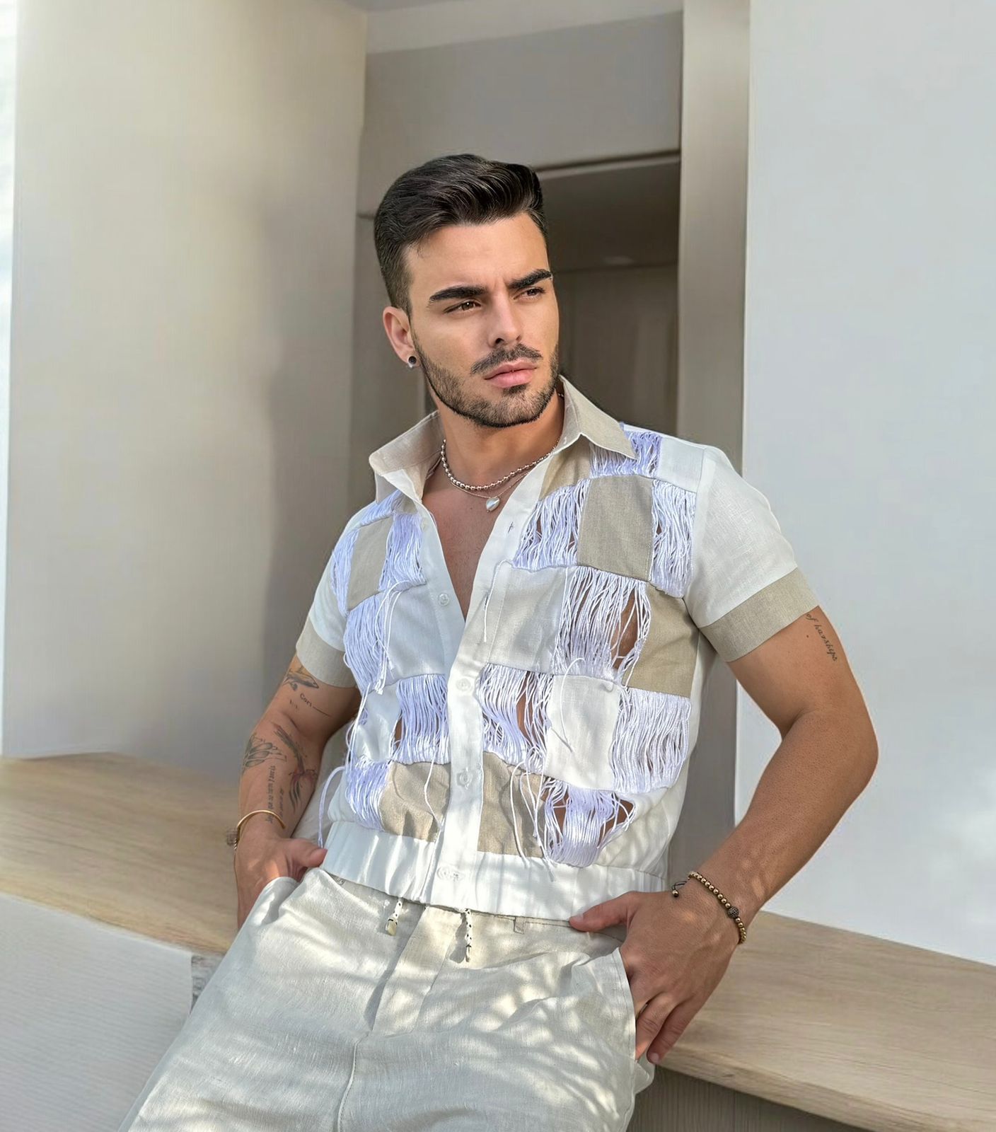 Camisa Patchwork