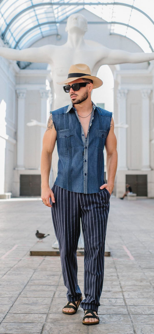 Pantalón de rayas