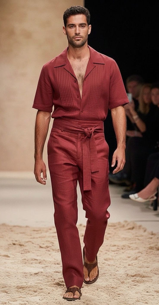 Conjunto color ladrillo