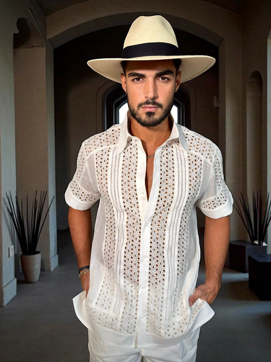 Guayabera en gasa
