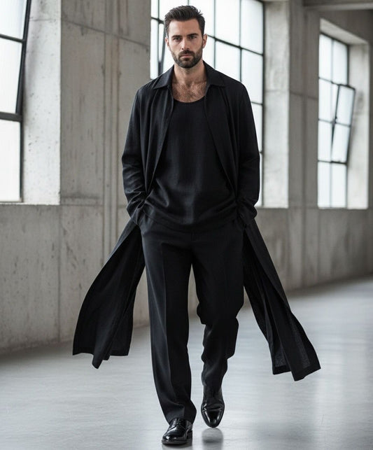 Traje minimalista