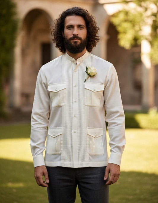 Guayabera “Arena Blanca”