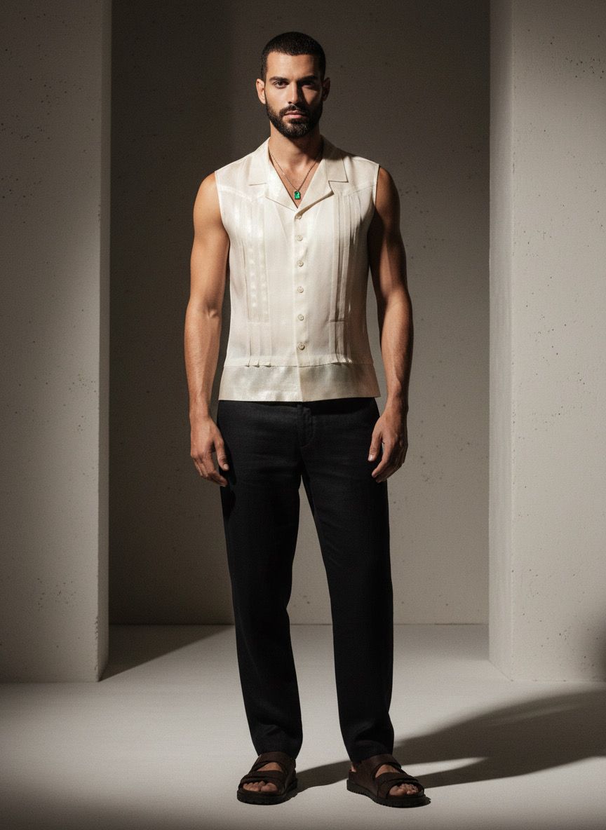 Guayabera Silk Linen